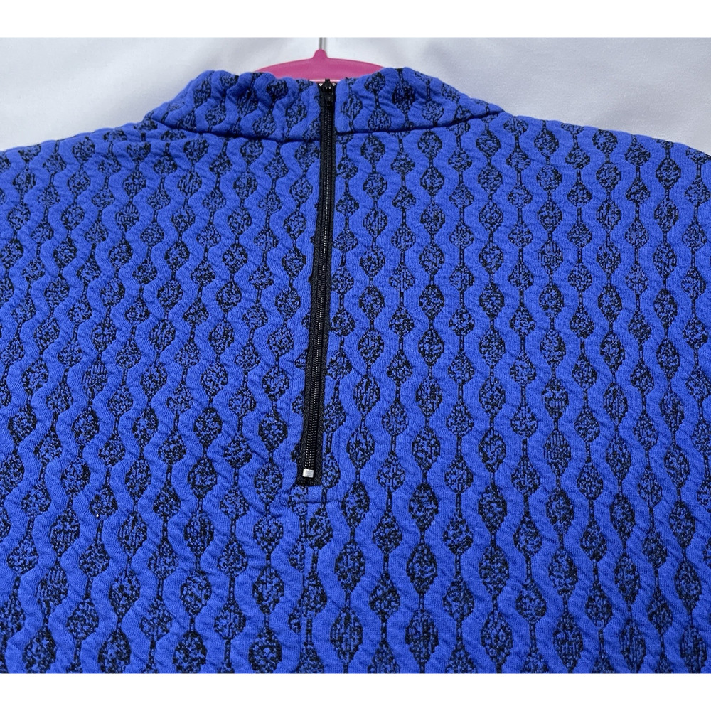 Tyler Boe Royal Blue Midi Dress with Black Fur Cuffs Beautiful
Size lg - Picture 3 of 9